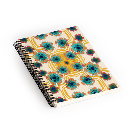 Sewzinski Banksia Floral Pattern Spiral Notebook