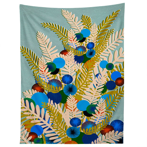 Sewzinski Berry Branches Blue Green Tapestry