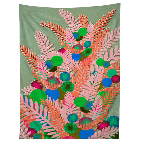 Sewzinski Berry Branches Pink Green Tapestry