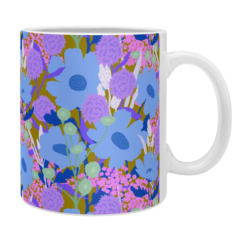Sewzinski Blue Wildflowers Coffee Mug
