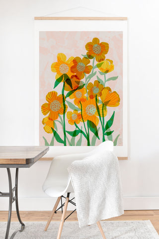 Sewzinski Buttercups in Sunshine Art Print And Hanger
