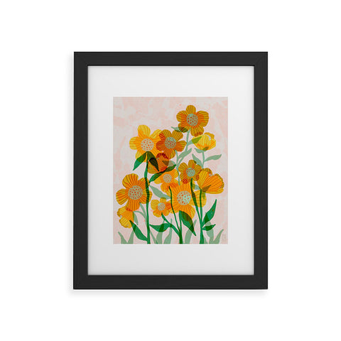Sewzinski Buttercups in Sunshine Framed Art Print