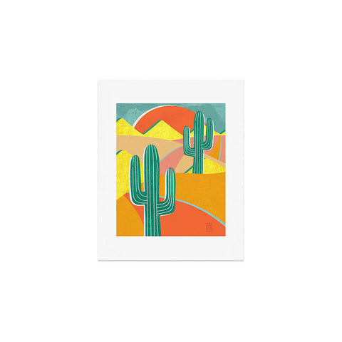 Sewzinski Cactus Road Art Print