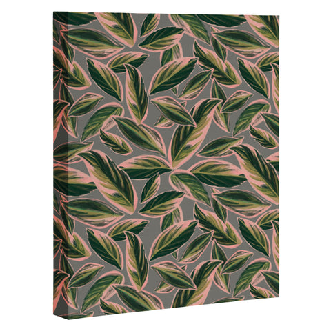 Sewzinski Calathea Triostar Leaves Art Canvas