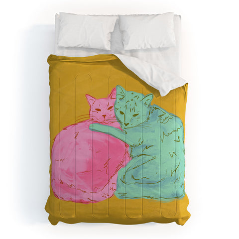 Sewzinski Cat Cuddles Comforter