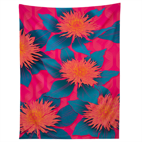 Sewzinski Clematis Flowers Tapestry