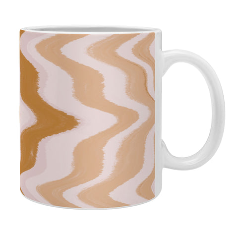 Sewzinski Coffee and Cream Waves Coffee Mug
