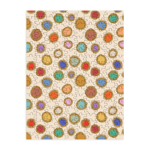 Sewzinski Colorful Dots on Cream Puzzle