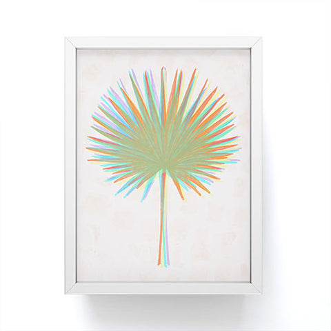 Sewzinski Fan Palm Leaves Framed Mini Art Print