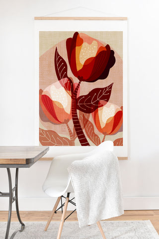 Sewzinski Floral Reverie I Art Print And Hanger