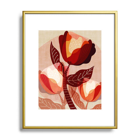 Sewzinski Floral Reverie I Metal Framed Art Print