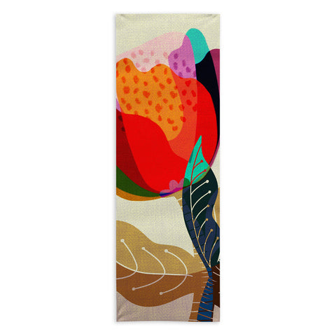 Sewzinski Floral Reverie II Yoga Towel