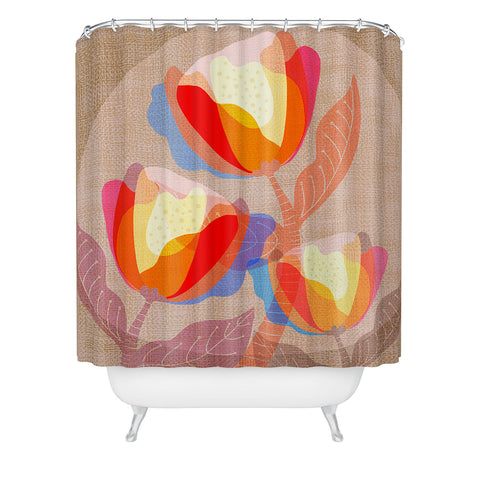 Sewzinski Floral Reverie III Shower Curtain