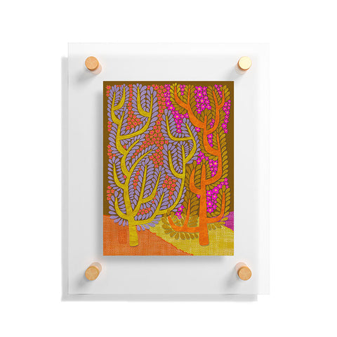 Sewzinski Flowering Trees Floating Acrylic Print