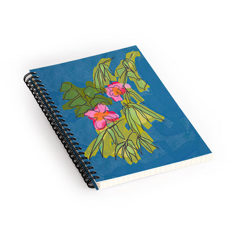 Sewzinski Flowers on Captiva Spiral Notebook