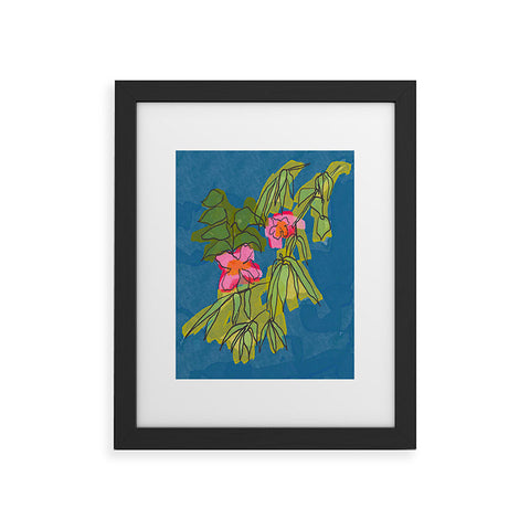 Sewzinski Flowers on Captiva Framed Art Print