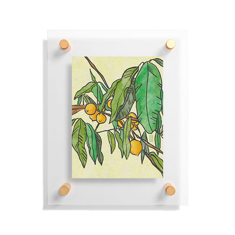 Sewzinski Gamboge Tree Floating Acrylic Print