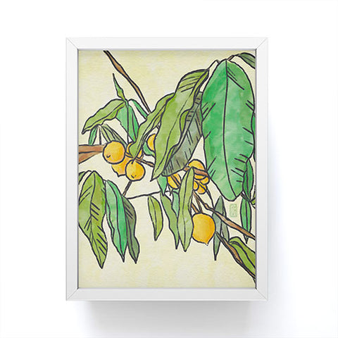 Sewzinski Gamboge Tree Framed Mini Art Print