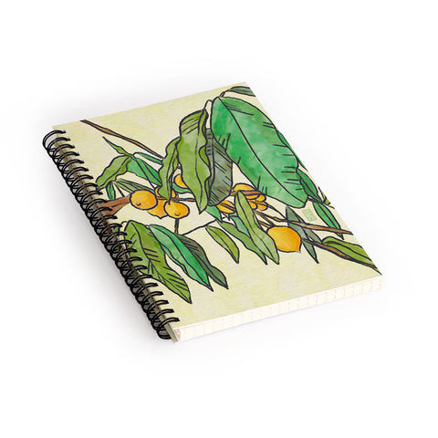 Sewzinski Gamboge Tree Spiral Notebook
