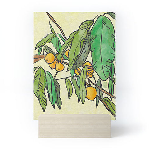Sewzinski Gamboge Tree Mini Art Print
