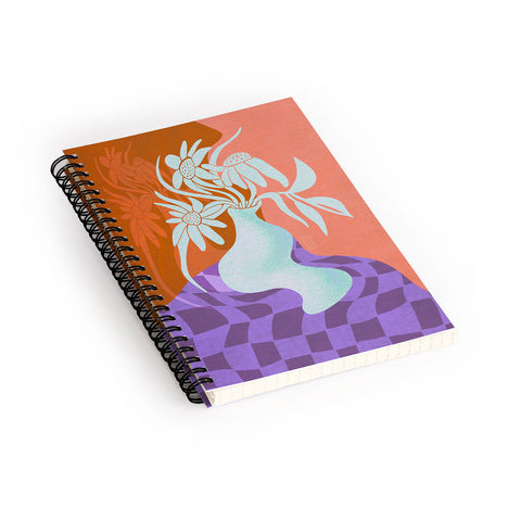 Sewzinski Ghost Vase II Spiral Notebook