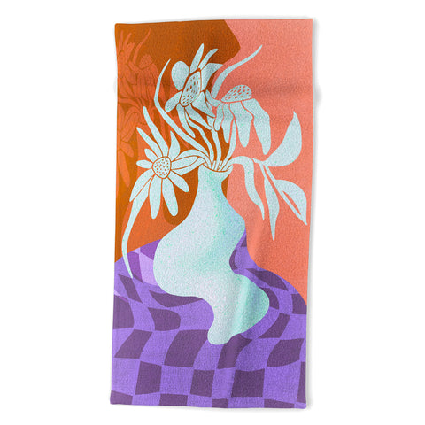 Sewzinski Ghost Vase II Beach Towel