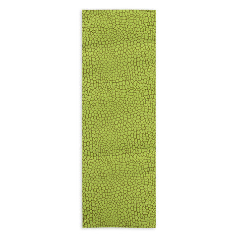 Sewzinski Green Lizard Print Yoga Towel