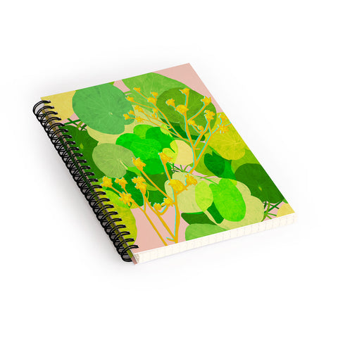 Sewzinski Leopard Plant Spiral Notebook