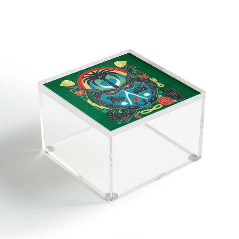 Sewzinski Lucky Charmed Green Acrylic Box