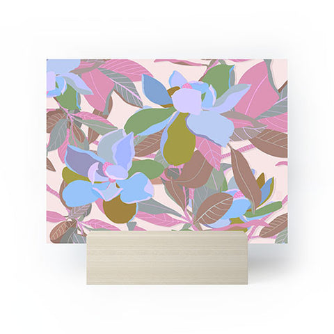 Sewzinski Magnolias on Ivory Mini Art Print