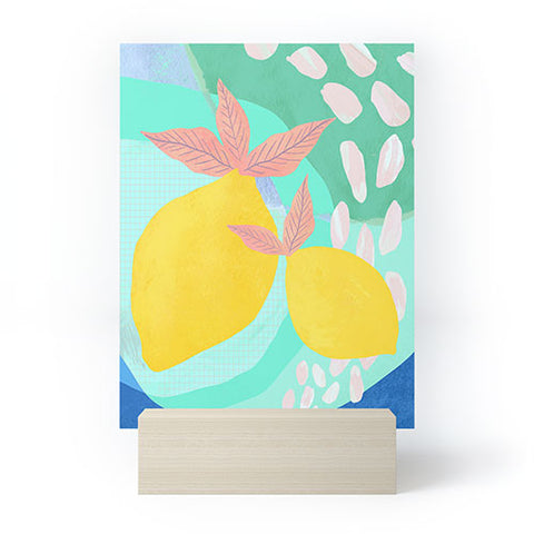 Sewzinski Make Pink Lemonade Mini Art Print