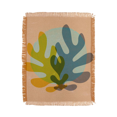 Sewzinski Marine Plants I Throw Blanket