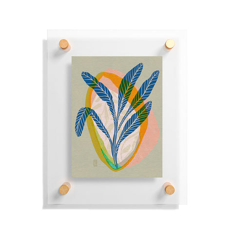 Sewzinski Minimalist Tropical Plant Floating Acrylic Print