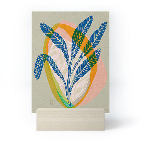 Sewzinski Minimalist Tropical Plant Mini Art Print