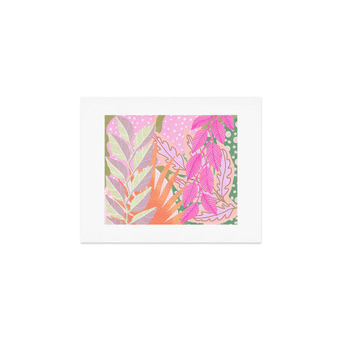 Sewzinski Modern Jungle in Pink Art Print