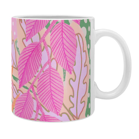 Sewzinski Modern Jungle in Pink Coffee Mug
