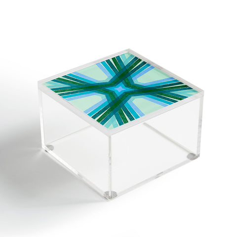 Sewzinski Modern Lines Cool Tones Acrylic Box
