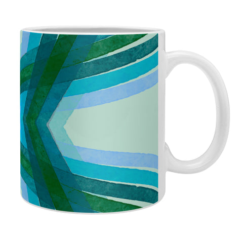 Sewzinski Modern Lines Cool Tones Coffee Mug