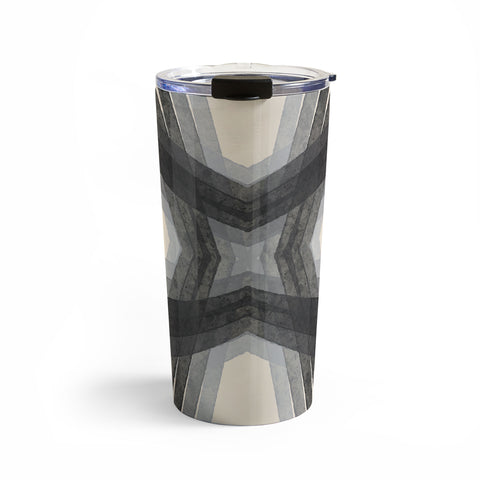 Sewzinski Modern Lines Grays Travel Mug