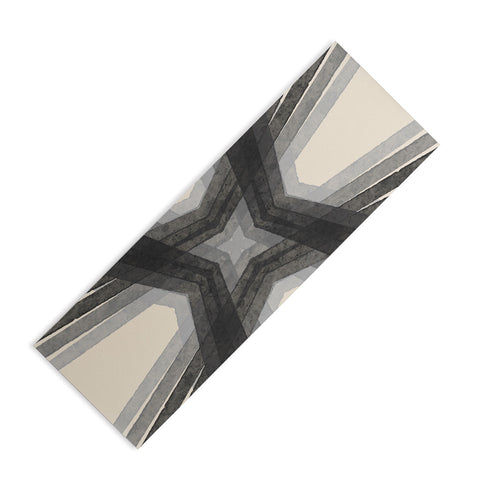 Sewzinski Modern Lines Grays Yoga Mat