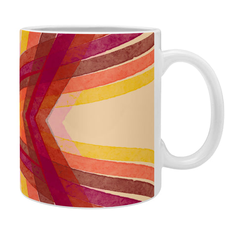 Sewzinski Modern Lines Warm Tones Coffee Mug