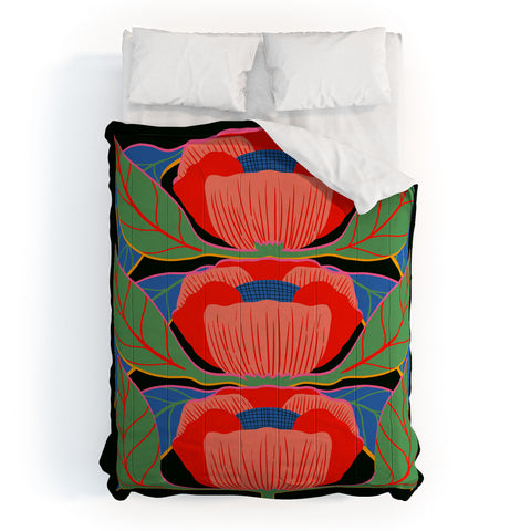 Sewzinski Modern Poppies Comforter