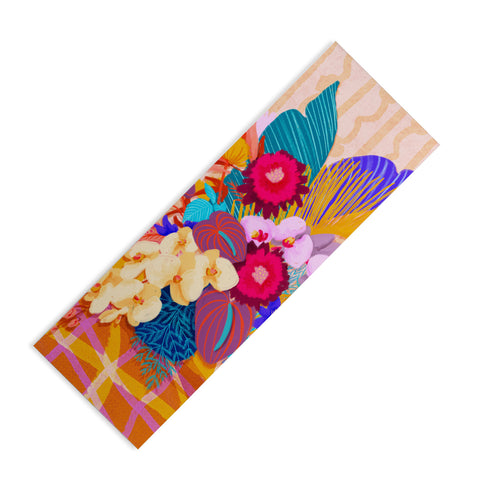 Sewzinski Modern Tropical Bouquet Yoga Mat