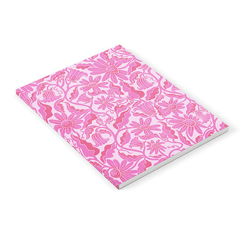 Sewzinski Monochrome Florals Pink Notebook