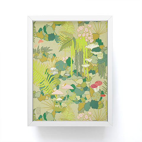 Sewzinski Mossy Forest Floor Framed Mini Art Print