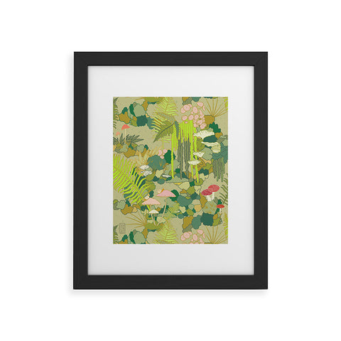 Sewzinski Mossy Forest Floor Framed Art Print