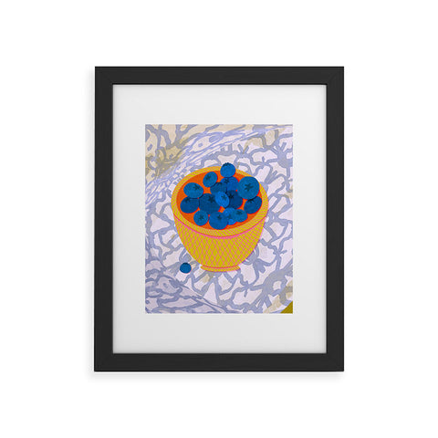 Sewzinski New Blueberries Framed Art Print