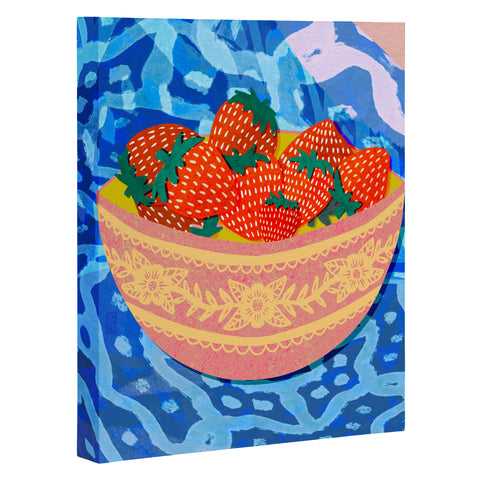 Sewzinski New Strawberries Art Canvas