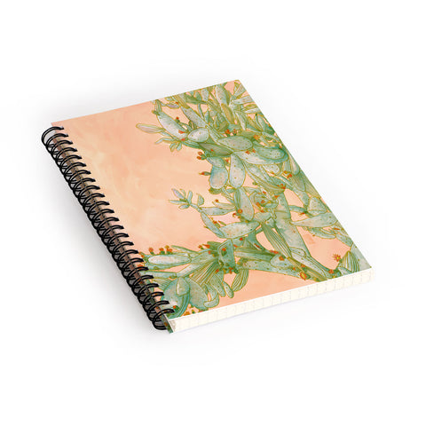 Sewzinski Opuntia Spiral Notebook