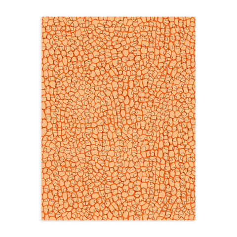 Sewzinski Orange Lizard Print Puzzle